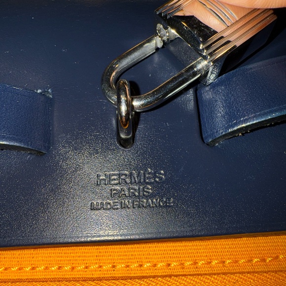 💯AUTH PRE-LOVED LUXURY HERMES TOILE CANVAS/LEATHER HERBAG 31 SHOULDER BAG🔥🔥🔥 - Picture 10 of 16